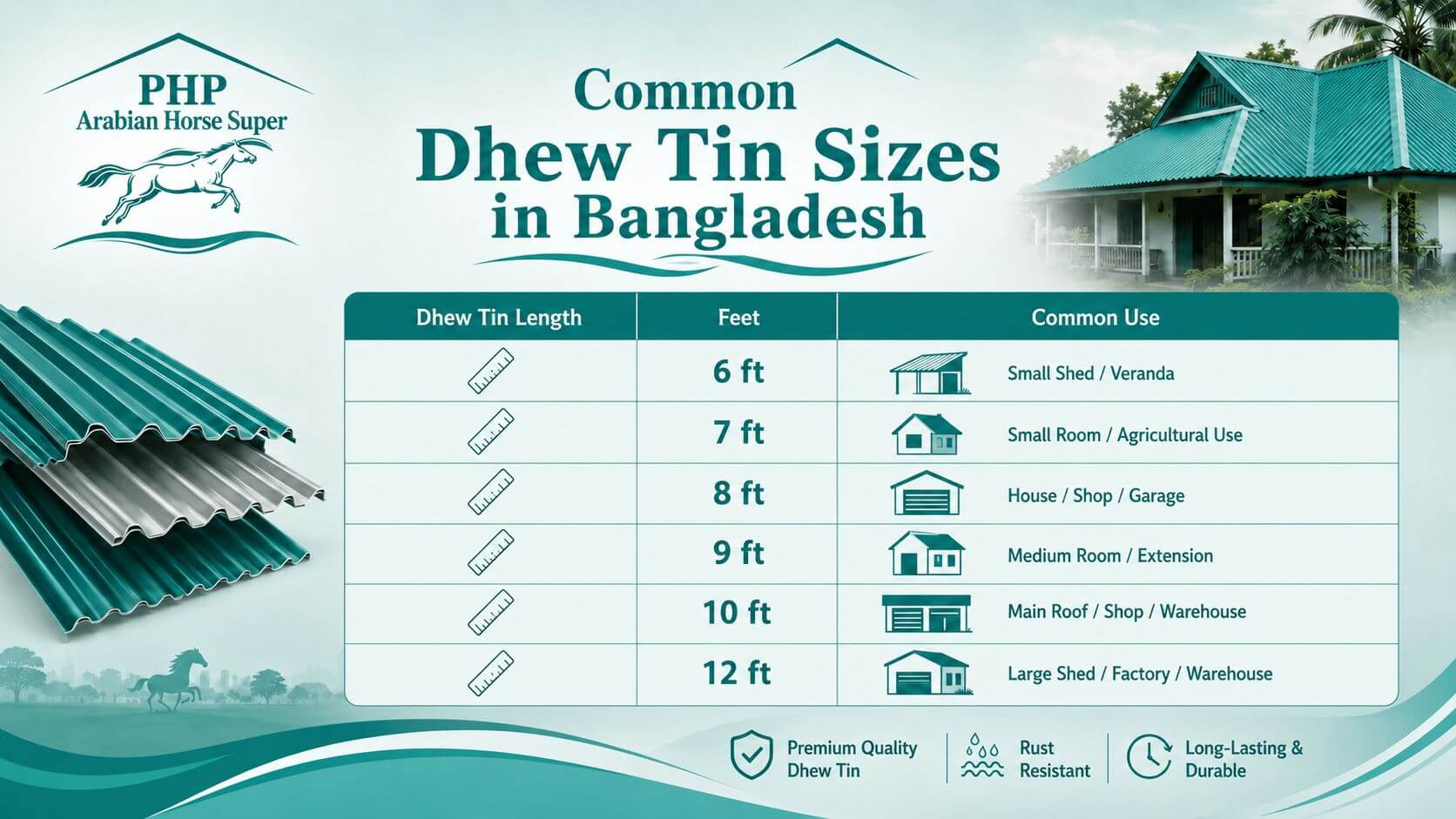 Dhew Tin Er Map Complete Size Guide for Bangladesh 3 Common-Dhew-Tin-Sizes-In-Bangladesh