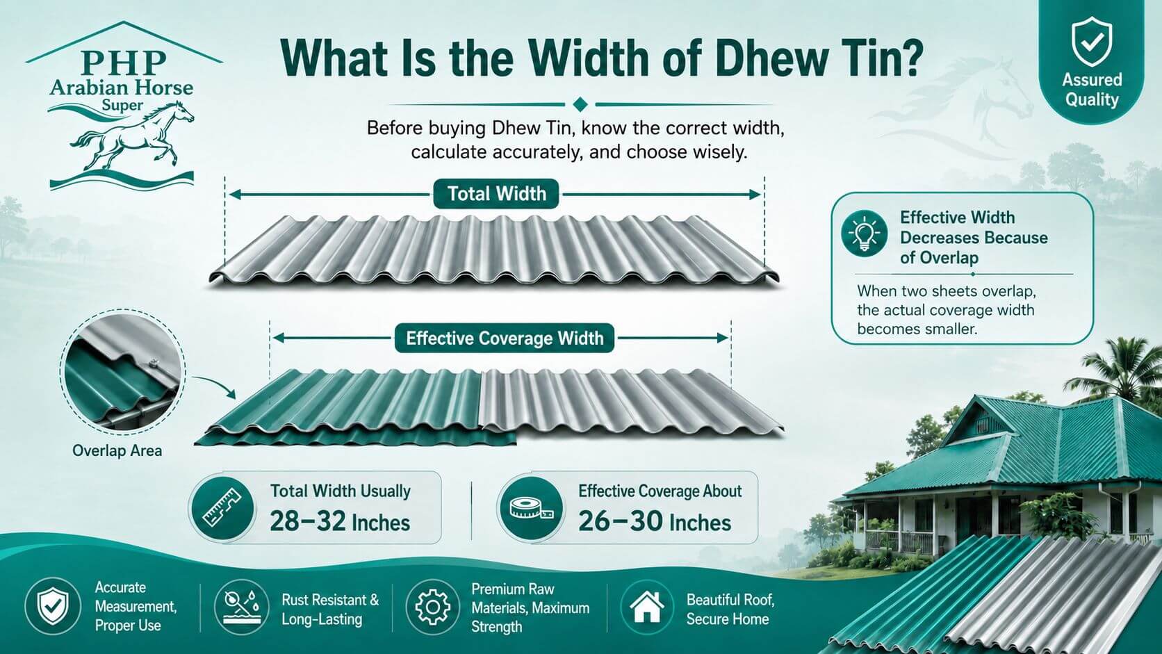 Dhew Tin Er Map Complete Size Guide for Bangladesh 2 Dhew-Tin-Width-Effective-Coverage