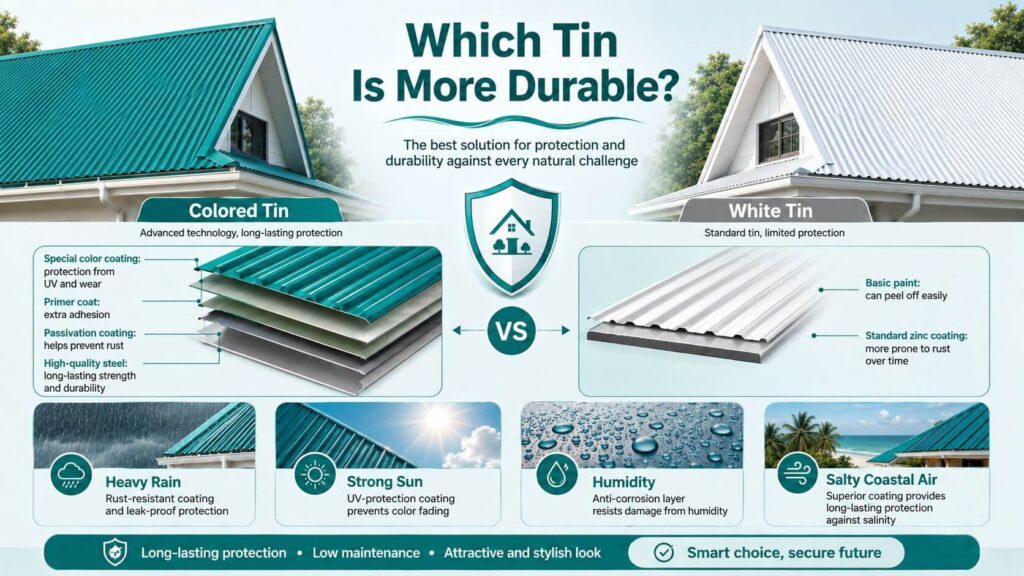 Is Colored Tin Better or White Tin Better
