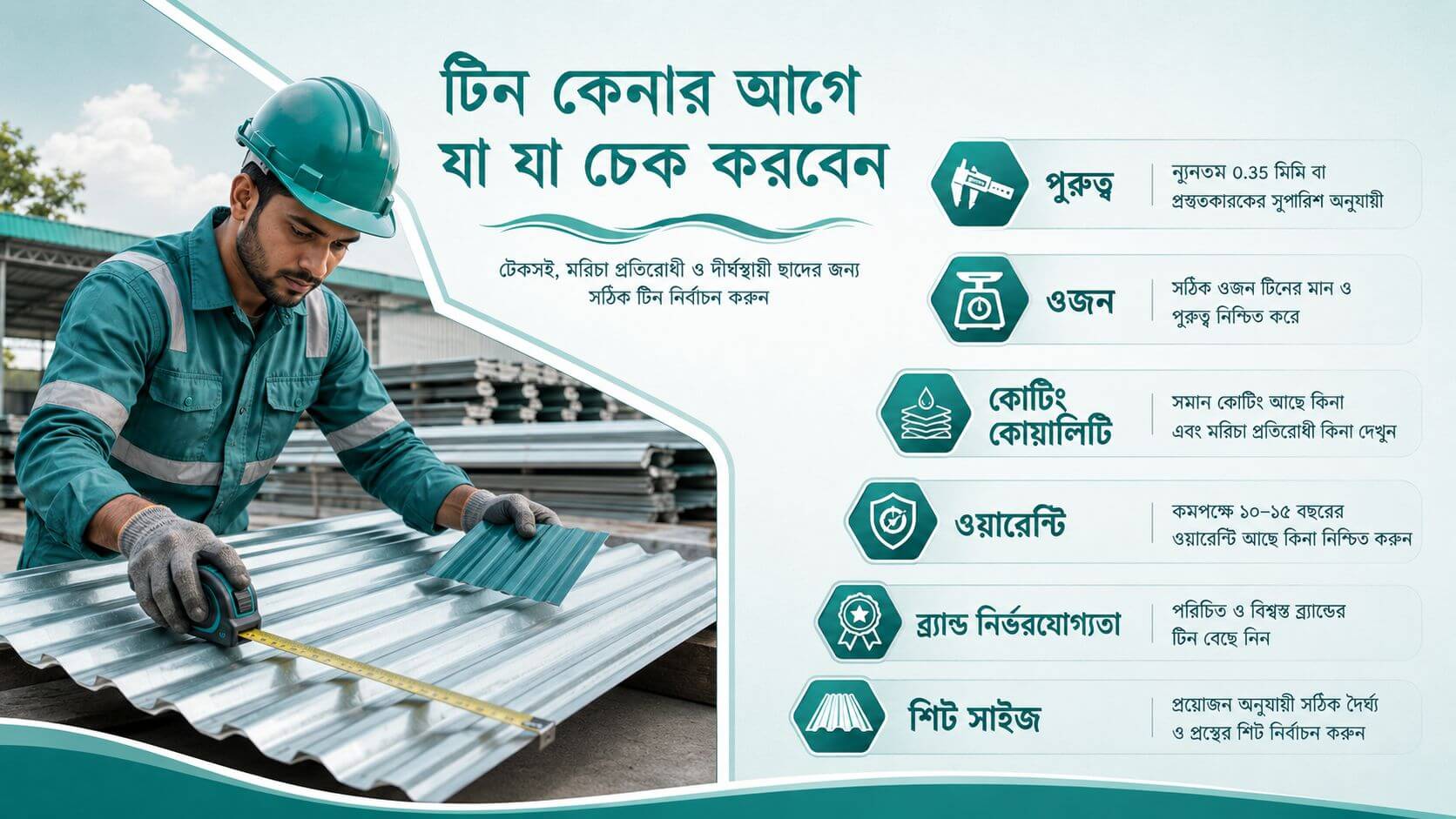 রঙিন টিন ভালো নাকি সাদা টিন ভালো? সম্পূর্ণ তুলনামূলক বিশ্লেষণ 9 ক্রয়ের আগে যেসব বিষয় অবশ্যই যাচাই করবেন