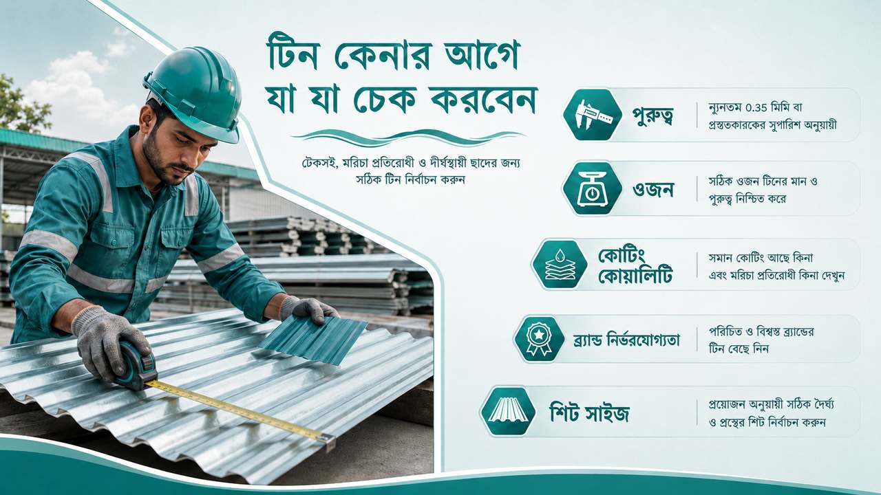 টিন ক্রয়ের আগে যেসব বিষয় অবশ্যই যাচাই করবেন